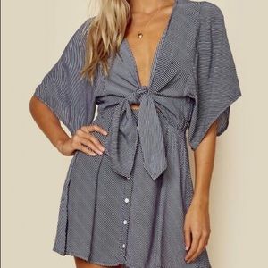 Faithful the Brand Vinci Tie Front Dress